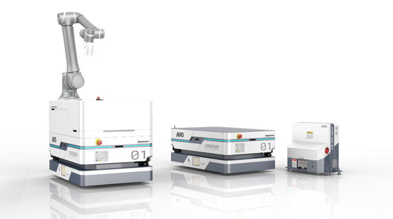 创世红海數位開發的自主式移動機器人（AMR250M），搭配全向輪並結合AI演算法、2D LiDAR、3D攝影機等技術，協助客戶實現產線全自動化